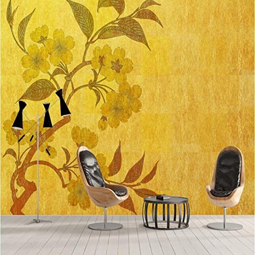 Mbwlkj 3d Vintage Wand Dekor Golden Neue Chinesische Hd Wandbilder Besten Tapete Tapete Ideen Kinder Schlafzimmer Schlafzimmer Einrichtungsideen Studie 350cmx245cm Amazon De Baumarkt