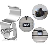 Vinyl Siding Clips,20-Pack No-Hole Outdoor Camera Mount,Vinyl Siding Hanger for Blink, Arlo, Ring, No-Damage, No Drilling, We