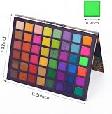 UCANBE Exotic Flavors Neon Eyeshadow Palette 48 Colorful Pigmented Palette view 6