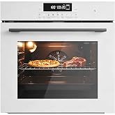 24"Built-in Electric Convection Wall Oven,2.5Cu.ft 70L Touch Control Sliver