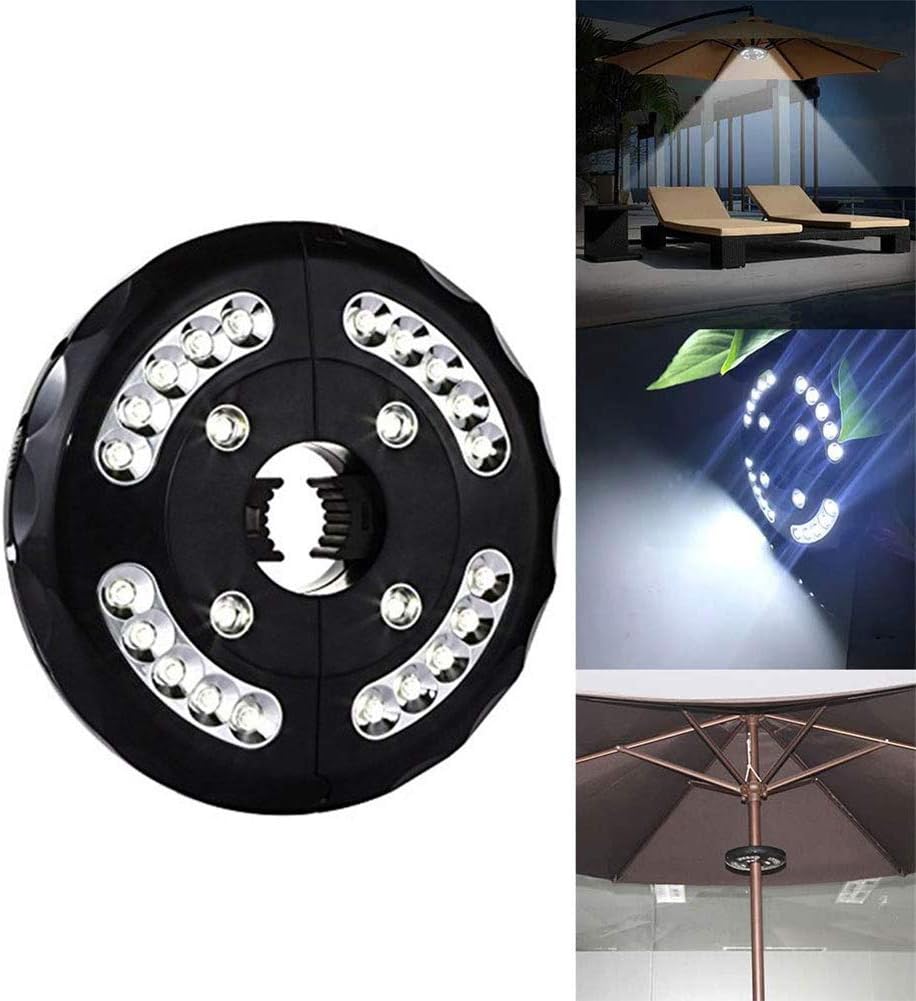 Cccyt Umbrella Lightswith 24 4 Led Patio Umbrella Lights 3 Mode Dimming Switch Super Bright For Camping Tent Lamp Emergency Light Garden Parasol Lamp Amazon Co Uk Kitchen Home