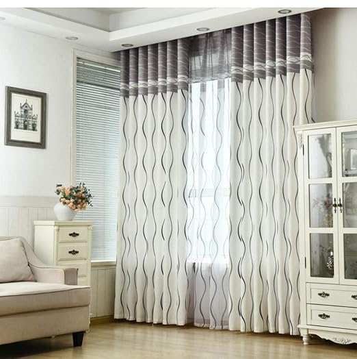 Stil Streifen Vorhang für Wohnzimmer Schlafzimmer Modern Blackout Home