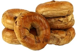 Just Bagels Sliced Cinnamon Raisin Bagel, 4 Ounce - 48 per case.