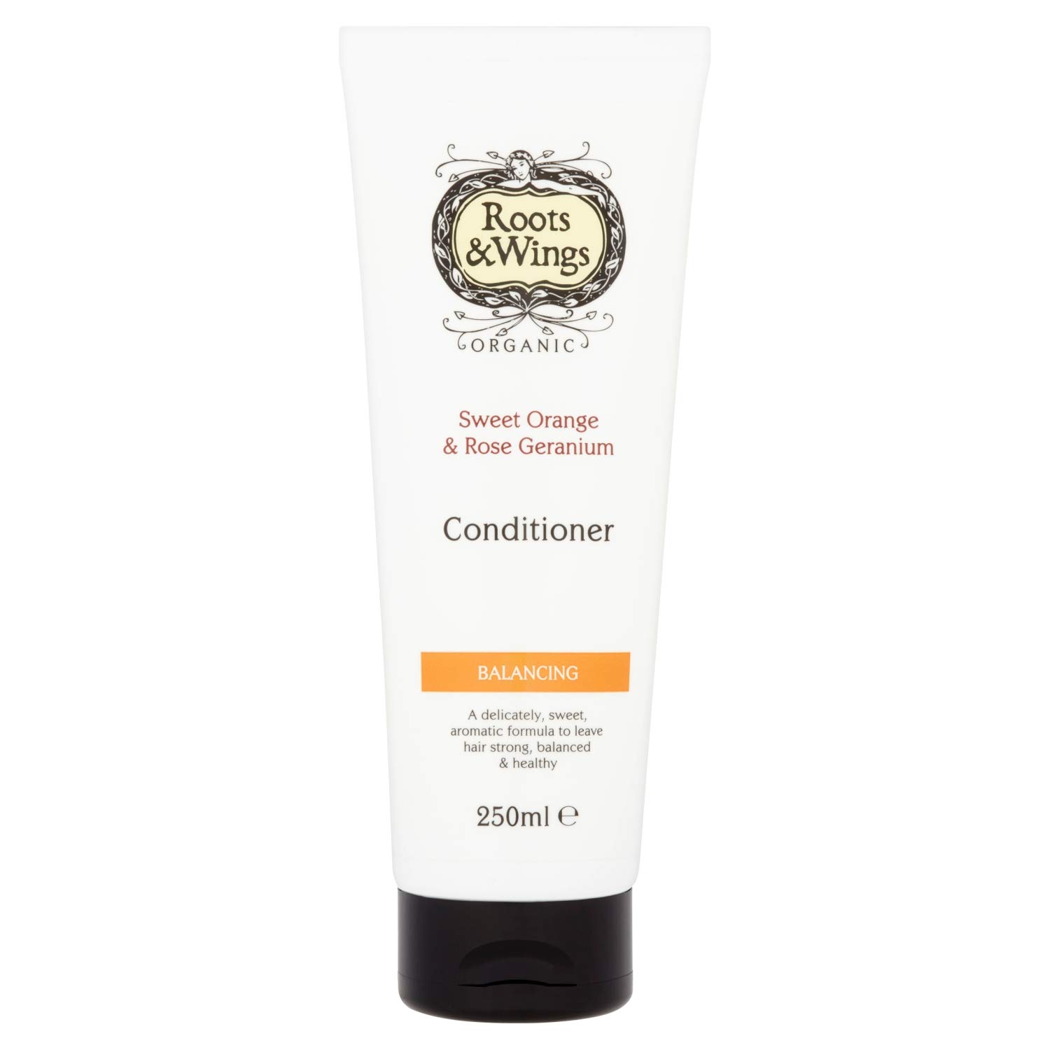 Roots & Wings Organic Balancing Sweet Orange and Rose Geranium Conditioner 250ml