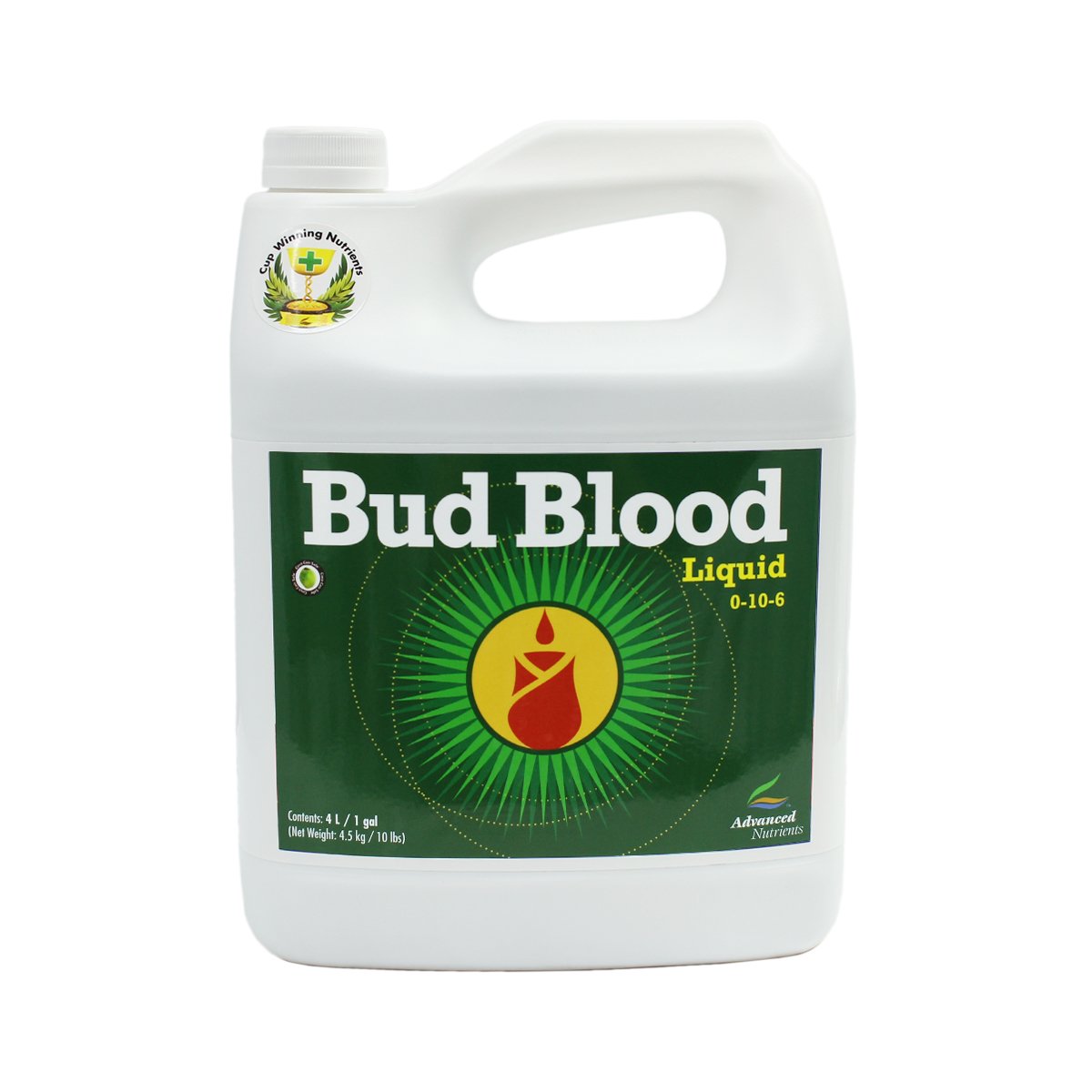 Advanced Nutrients 231015 Bud Blood Liquid Fertilizer, 4