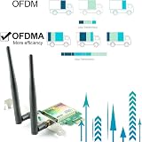 Ubit AC 1200Mbps Wireless PCIe Card 5GHz/2.4GHz Bluetooth 4.2 Dual Band view 5