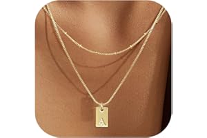 Krfy Cursive Gold Initial Pendant Necklace Iced Out Miami Cuban Link Chain for Women 18K Gold Plated Alphabet Letter Pendant Choker Hip Hop Chain Trendy Rapper Jewelry