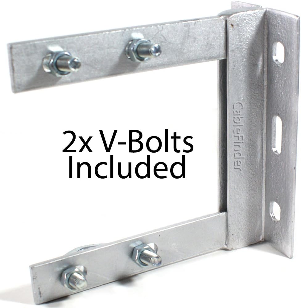 Loops 6" x 6" TV Aerial Wall Mounting Bracket Amazon.co.uk Electronics