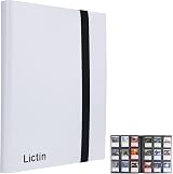 Lictin Trading Cards Album 396 Pocket 22 Pages Card Binder 18 Pockets/Page