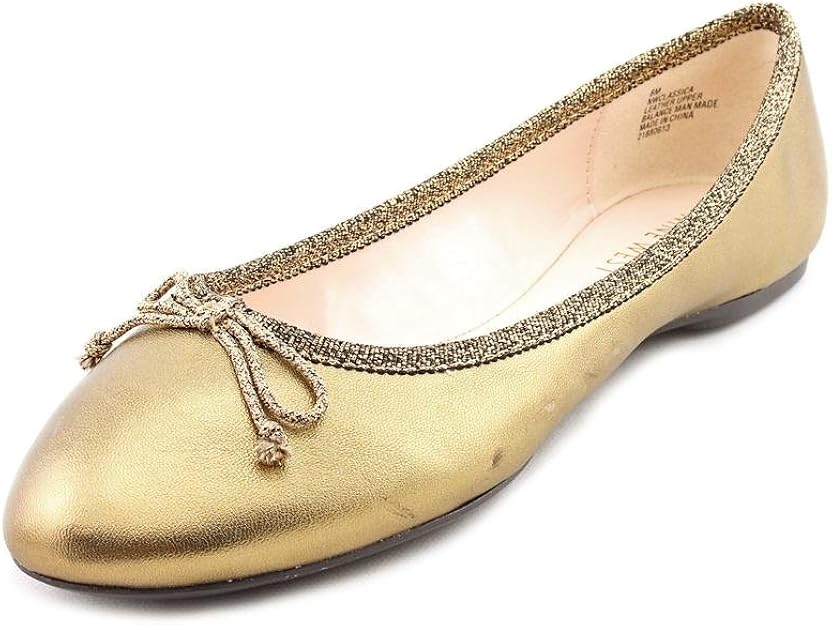 Nine West Classica Womens Leather Flats Shoes Flats