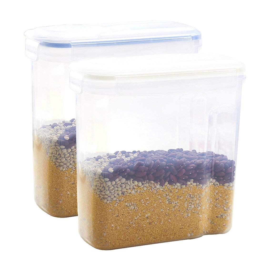 Baozun - Contenitori per cereali, da cucina, eretici, in plastica