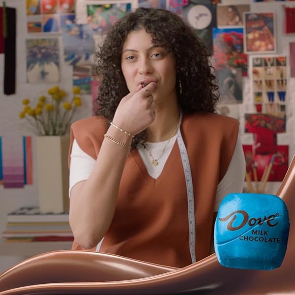 DOVE PROMISES MILK CHOCOLATE CANDY INDIVIDUALLY WRAPPED BULK PACK (38.09 OZ, 136 PIECE) BAG