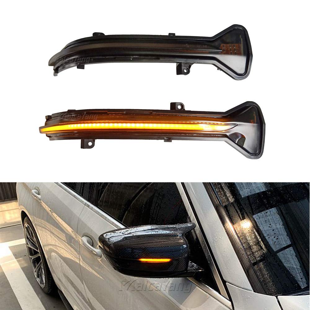 Side Mirror Turn Signal Light Dynamic Blinker for BMW 530e 530i 540d 540i 640i 740e 745e 750i M5 M55