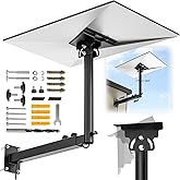 Starlink Mount for Standard 4/4X/Gen 3, 360&deg;Adjustable Telescoping | Heavy Duty Wall Mount,Pole Mounting Kit,Waterproof &amp; Rustproof. Suitable for Concrete and Wood Walls, Easy to Install