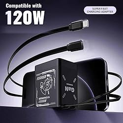 W&O 2-in-1 GaN Compatible with 120w Fast