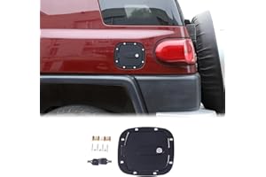 AUNGINSY Car Door Locking Gas Cap Tank Cover Fuel Door Protector Compatible with Toyota FJ Cruiser 2007-2021 Fuel Tank Cover Trim Gas Cap Cover Fuel Filler Door Gas Cap Fuel Tank Door Gas Tank Cap Accessories