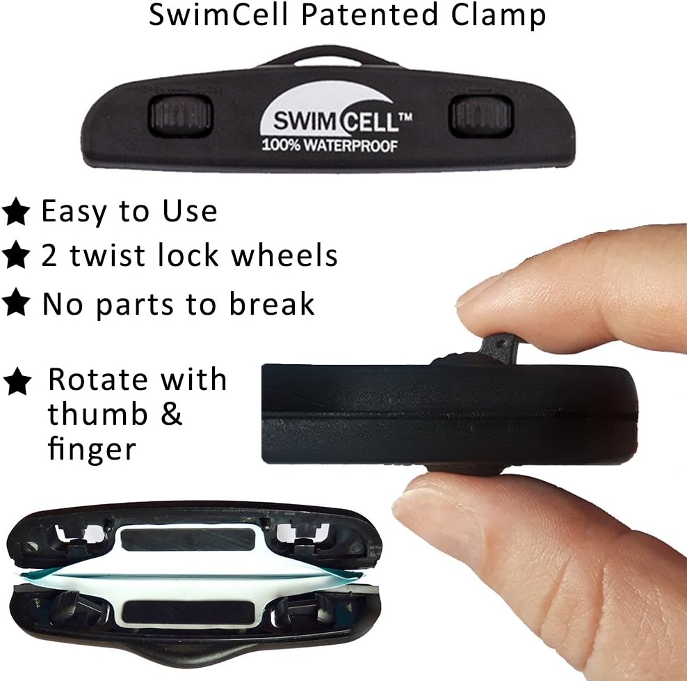 SwimCell Waterproof Phone Case For Swimming, Fits ALL LARGE Size Mobile Phones 10.5x18.5cm - Image 4