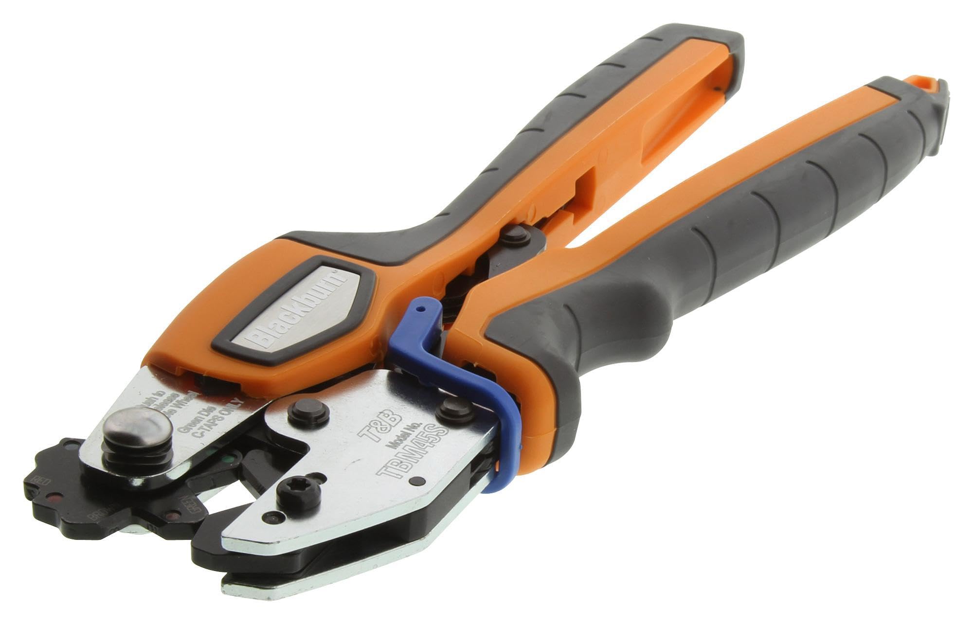 Photo 1 of ** FACTRY SEALED** Thomas & Betts TBM45S Mechanical Compression Hand Tool, Comfort Grip, Crimps #8-#2 Cu, #10-#6 Al Connectors, 54705-54725 C-Taps