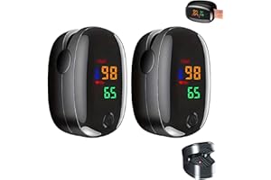 TAK STAR Non Invasive for Meter-Glucose monitor no pricking glucose meters, Upgraded Blood Sugar Monitors for Home or Outdoor Use-2PCS-Black