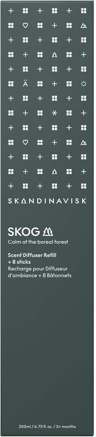 Skandinavisk SKOG 'Forest' Scent Diffuser Refill with 8 Reeds. Notes: Pine Needles and Fir Cones - Image 5