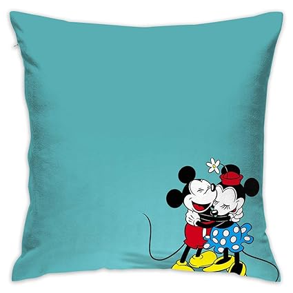 Amazon Com Liuyan Pillow Cover Cushion Cover Mickey And Minnie