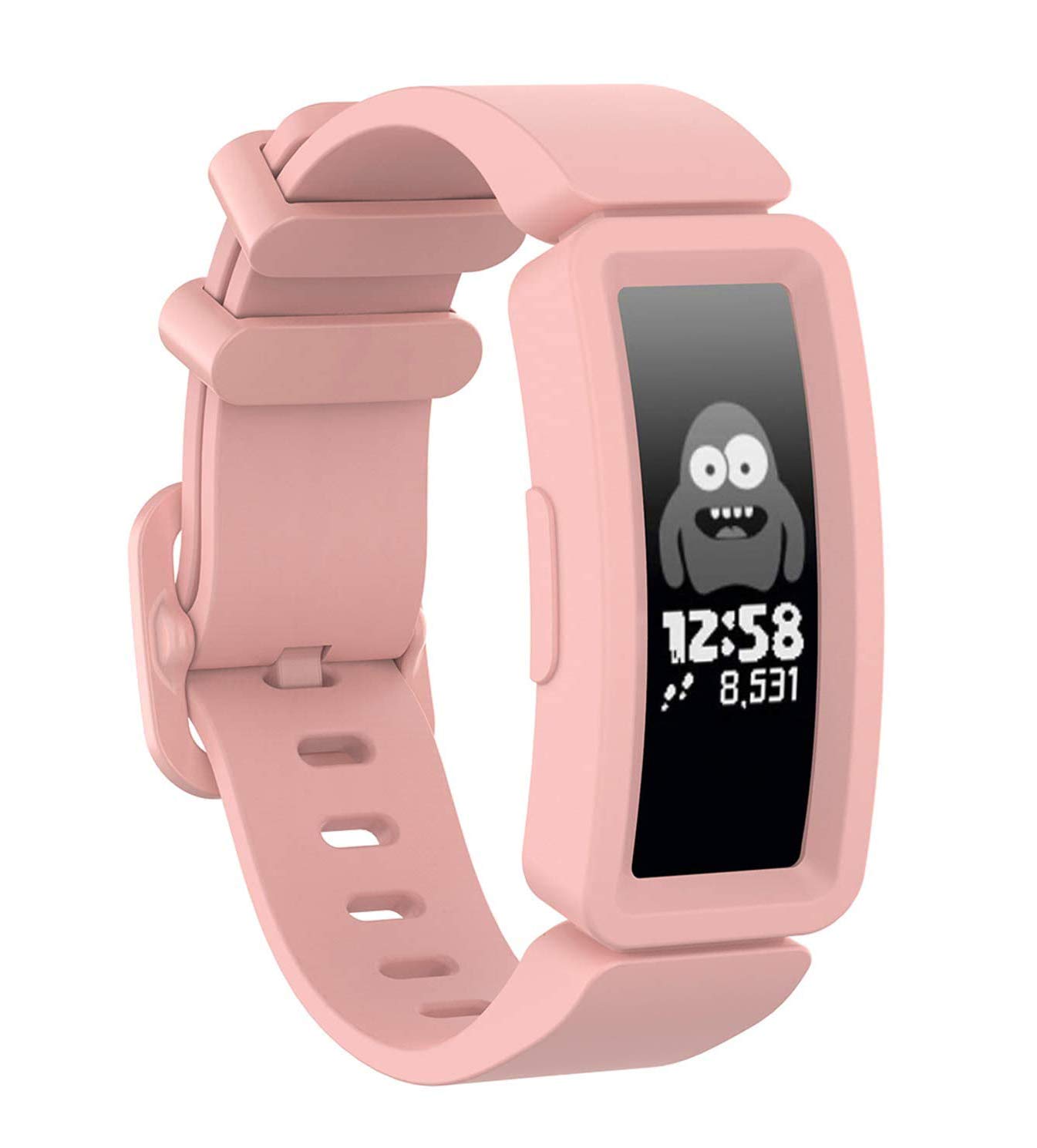 Shieranlee Compatible with Ace 2 Bands for Kids 6+, Soft Silicone Bracelet Accessories Watch Band Repalcement Strap, Colorful Sport Wristbands for Fitbit Ace 2/ Inspire HR for Boys Girls