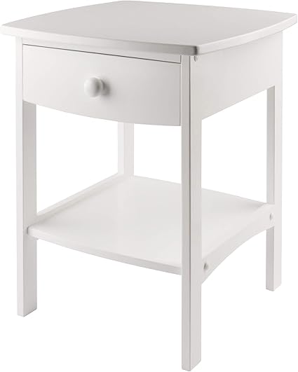Amazon Com Winsome Wood Claire Accent Table White Furniture Decor
