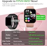 FITVII Health Fitness Tracker Smartwatch 120+ Sport Modes 7 Day Battery Gold view 2