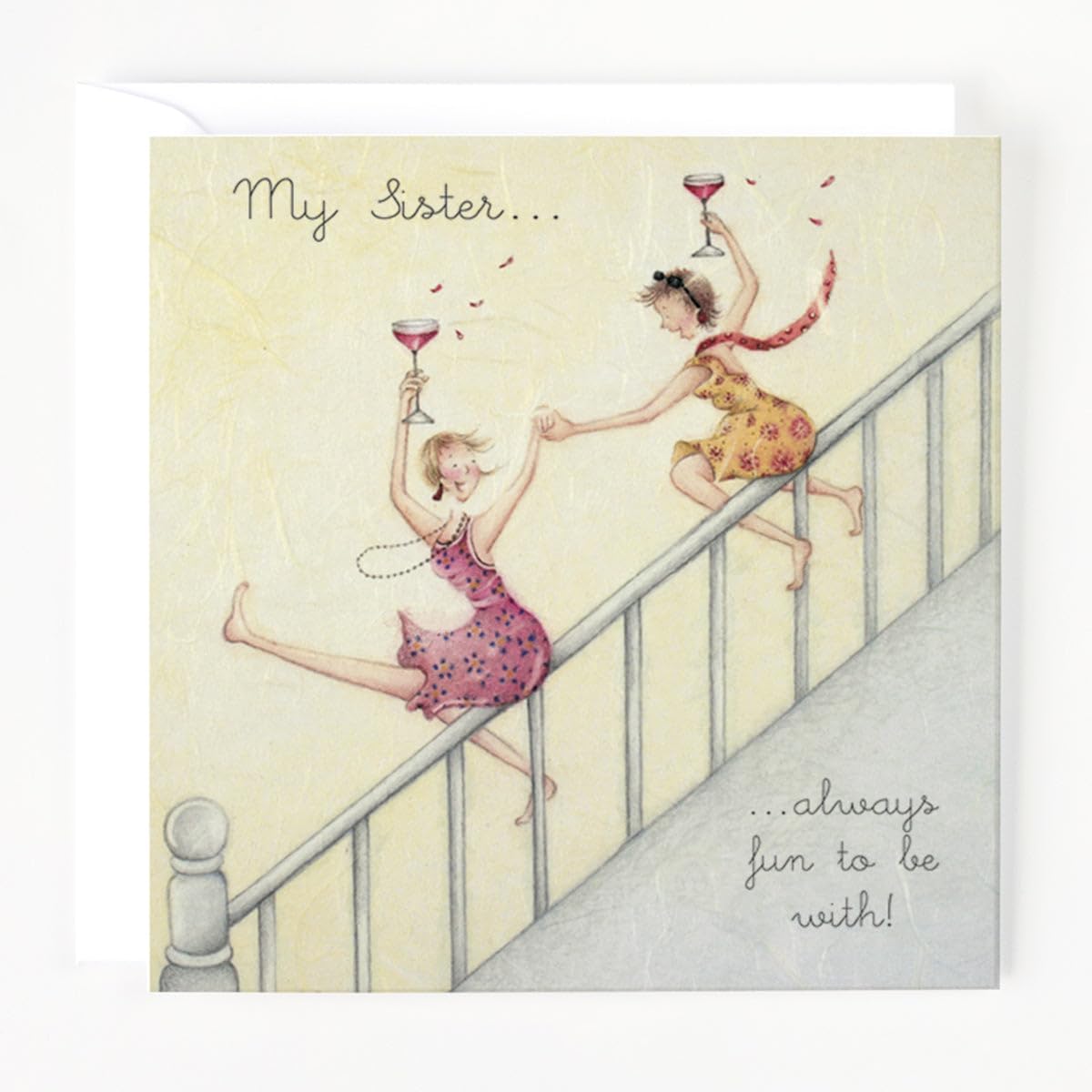 Berni Parker Sister Birthday Card - My Sister.Always Fun to Be (LL89)