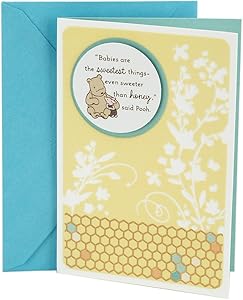 Hallmark Baby Shower Card (Winnie the Pooh)