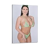HBHCLXN Angela White Bikini Sexy Poster Hot Girl