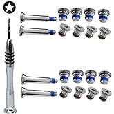 2 Sets Replacement Screws with Screwdriver for MacBook Air 13 inch A1369 A1466 2010 to 2017 MacBook pro Screws, Unibody Bottom Case Cover P5 Pentalobe Repair Replacement Tool Kit Notebook Laptop