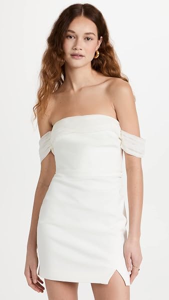LIKELY PAZ DRESS WHITE