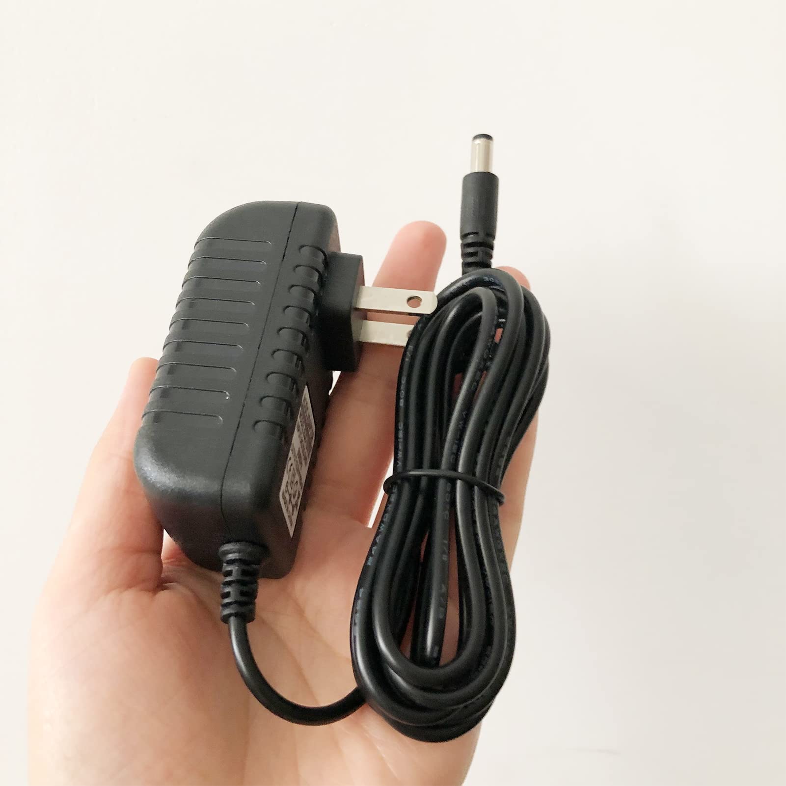 10.8V Battery Charger Replacement for Shark VACMOP VC205 VM200 VC200 UM200 UM205 Cordless Hard Floor Vaccum Mop AC Adapter Power Cord 6.6 FT (DC Round Charging Port, Not for Magnetic)