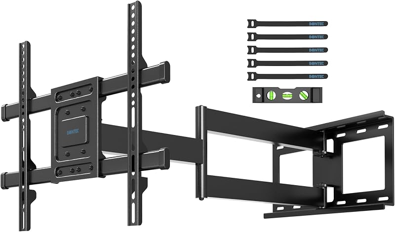 BONTEC TV Wall Mount Universal 32-70 Inch 850mm Arm Tilt Swivel 60kg