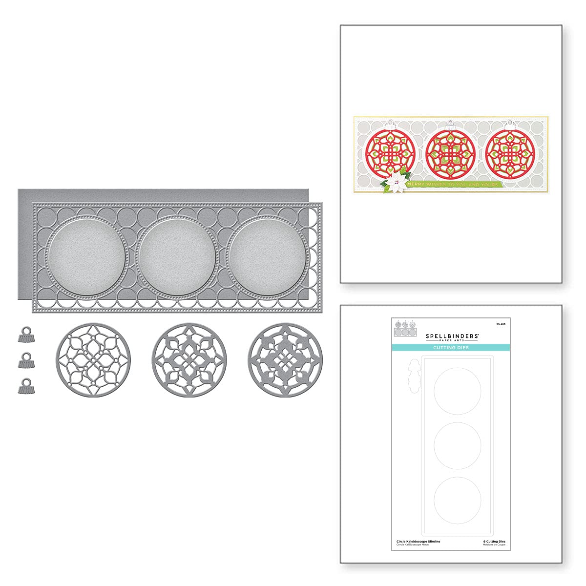 SPELLBINDERS Circle Kaleidoscope Slimline