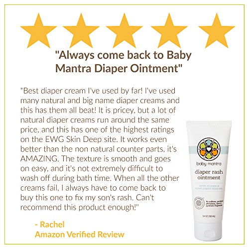Baby Mantra Diaper Rash Ointment EWG Verified Diaper Cream made with