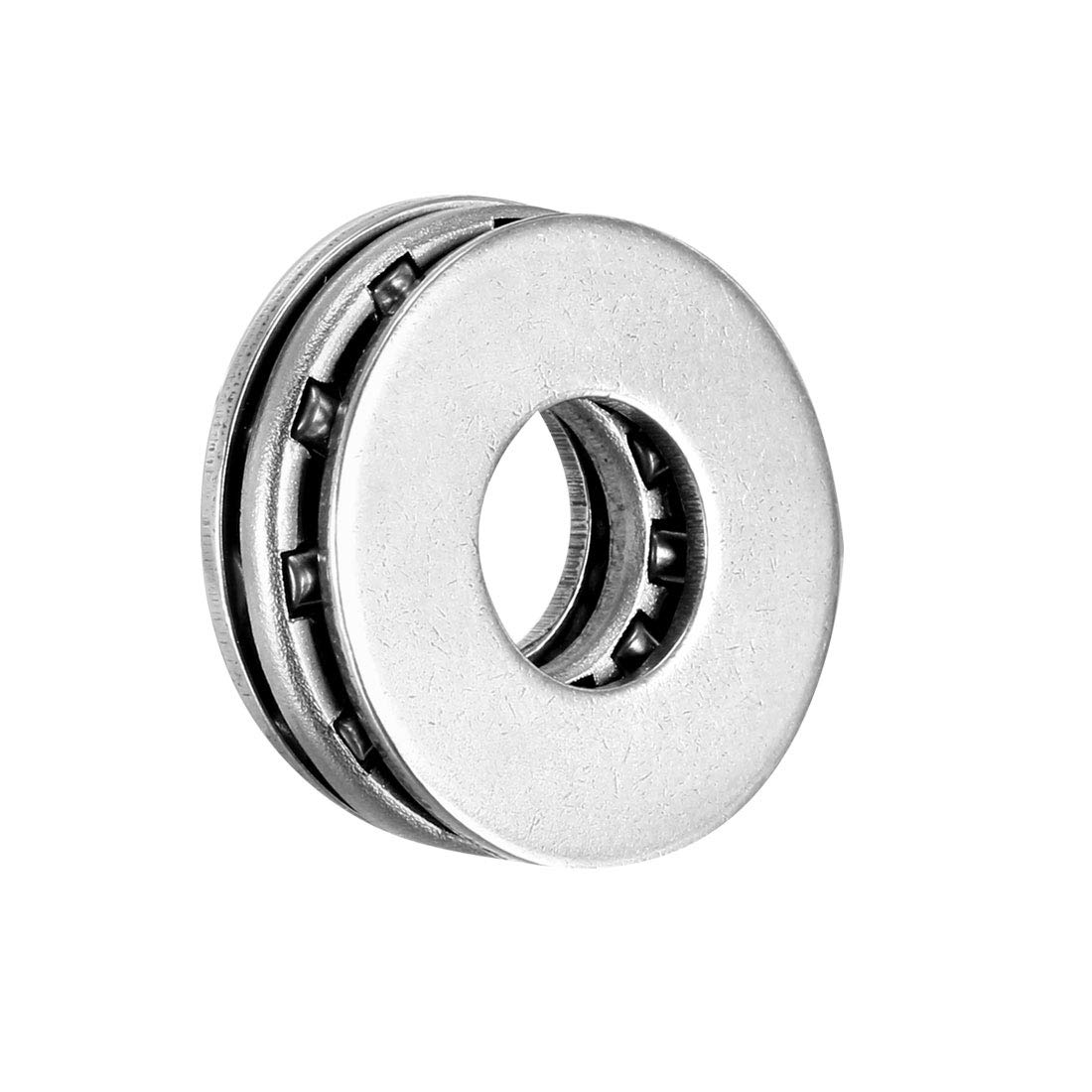 sourcing map AXK0819 Thrust Needle Roller Bearings with Washers 8mm Bore 19mm OD 2mm Width