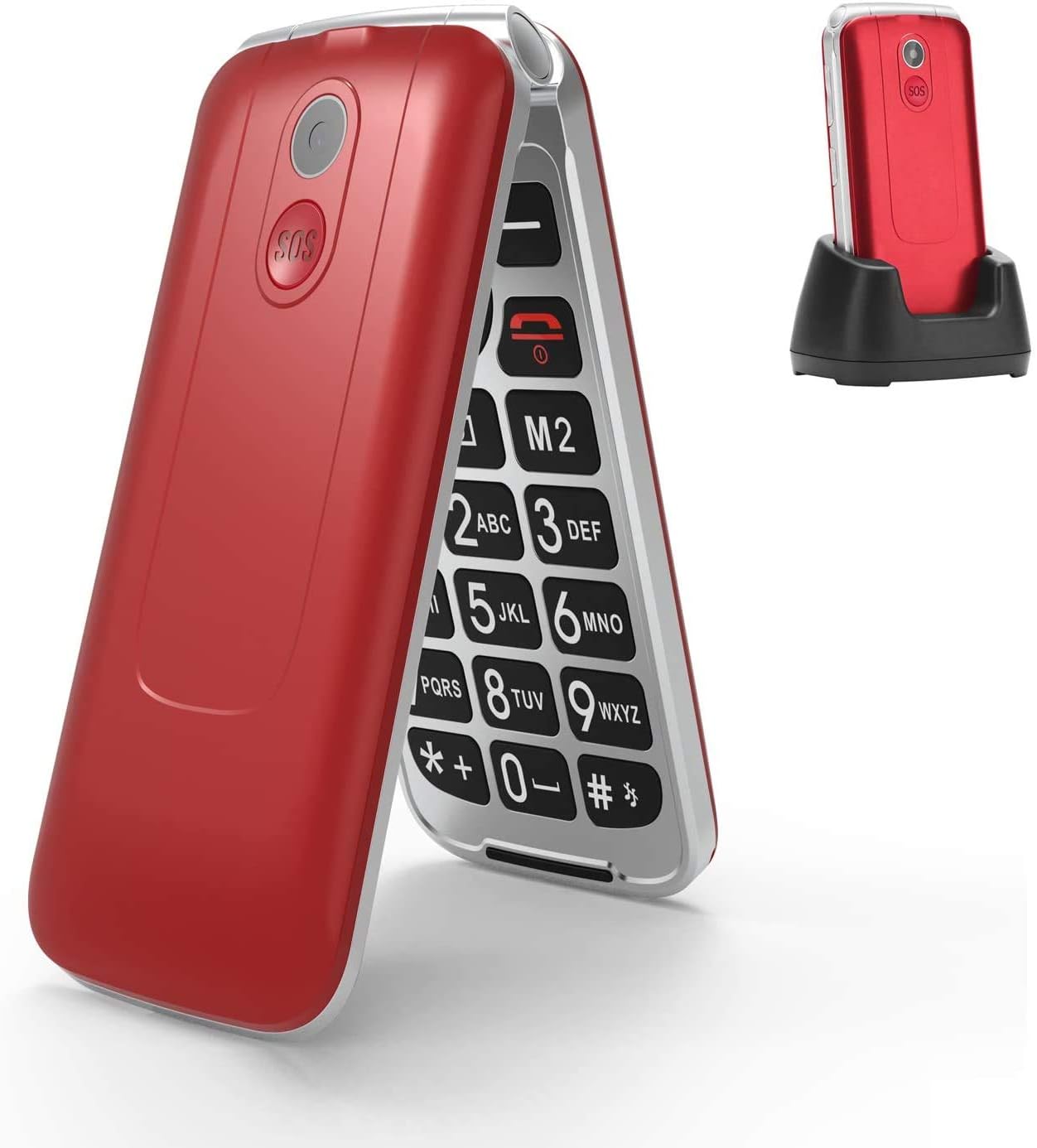 Flip Phone Unlocked, Uleway 2.8'' Large Screen Big Button