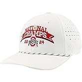 Ohio State Buckeyes National Champs 2024 Football Rope Hat White Officially Licensed