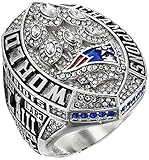 Champshop 2019 NFL Super Bowl Patriots Championship Replica Ring with Box (12, with Box)
