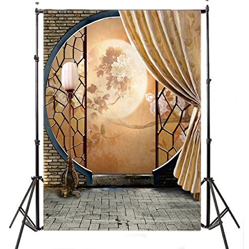 LB Vintage Japanese Style Backdrop for Photography 5X7ft Retro Rustic Kids Adult Portraits Photo Background Vinyl Customized Studio Prop DT341 - Thumbnail 2