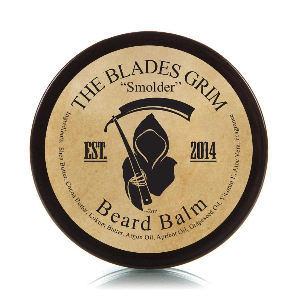 The Blades Grim Smolder Beard Care Kit Wash, Conditioner
