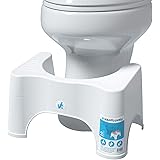 Squatty Potty The Original Bathroom Toilet Stool - Adjustable 2.0, Convertible to 7" or 9" Height, White