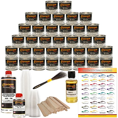 KUSTOMSHOP LETTERING ENAMEL/PINSTRIPE 36 PAINT COLORS