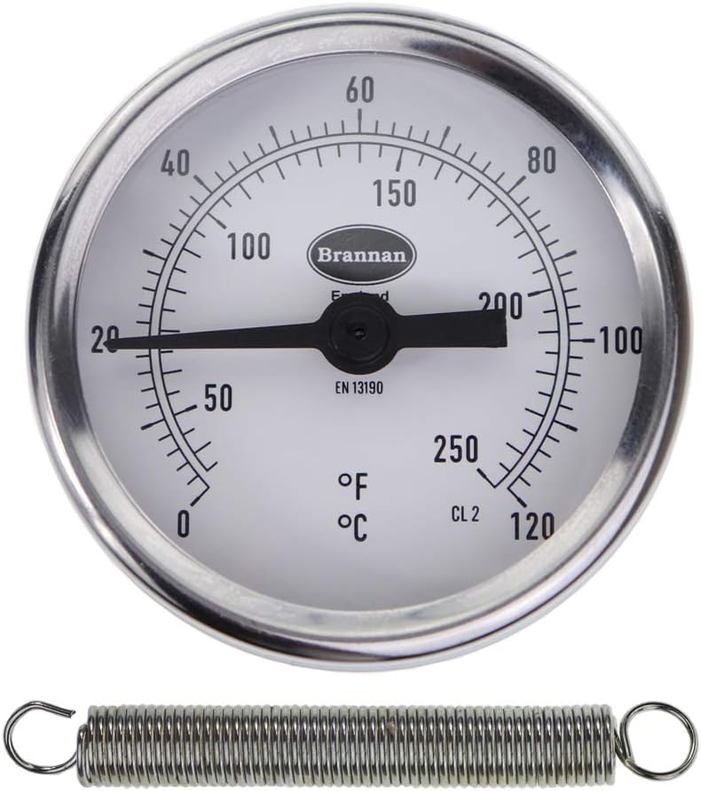 Clipon pipe thermometer / hot water pipe thermometer Amazon.co.uk