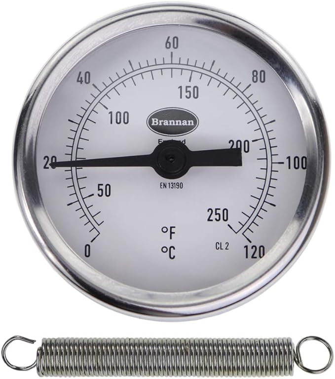 Clipon pipe thermometer / hot water pipe thermometer Amazon.co.uk