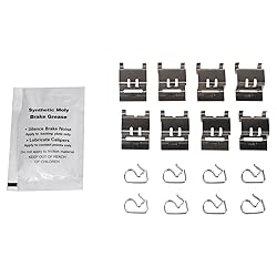 TRQ Rear Brake Pads Ceramic Compatible with