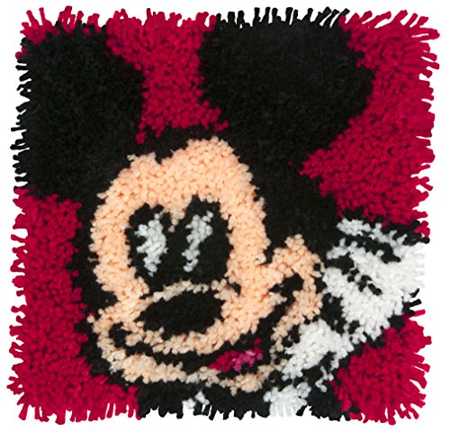 Dimensions Needlecrafts 72-74887 Mickey Latch Hook Kit Dimensions Mickey, Latch Hook