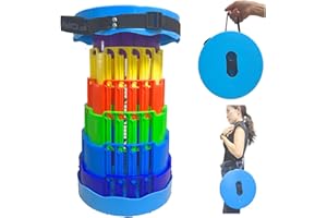 FORFOX Upgraded portable folding telescopic stool, load capacity up to 1000 lbs, suitable for camping, travel, fishing, outdoor, indoor, party, sports, barbecue, gardening Folding camping chair stools